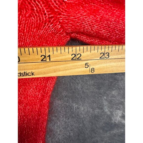 NWT H&M mohair-blend fine-knit sweater Women’s Medium Red - Picture 3 of 8